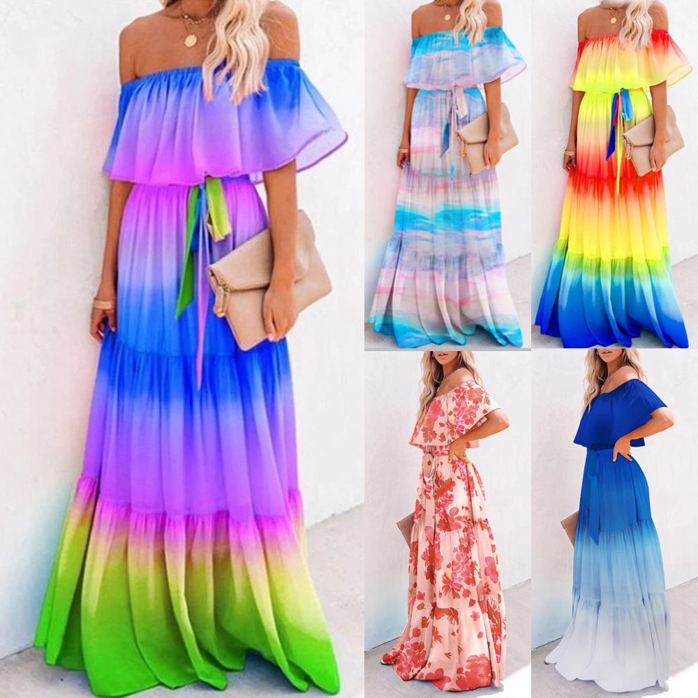 Linen Dress Wrap - 2026 Women's Cross-Border Clothing Dunhuang Wrap