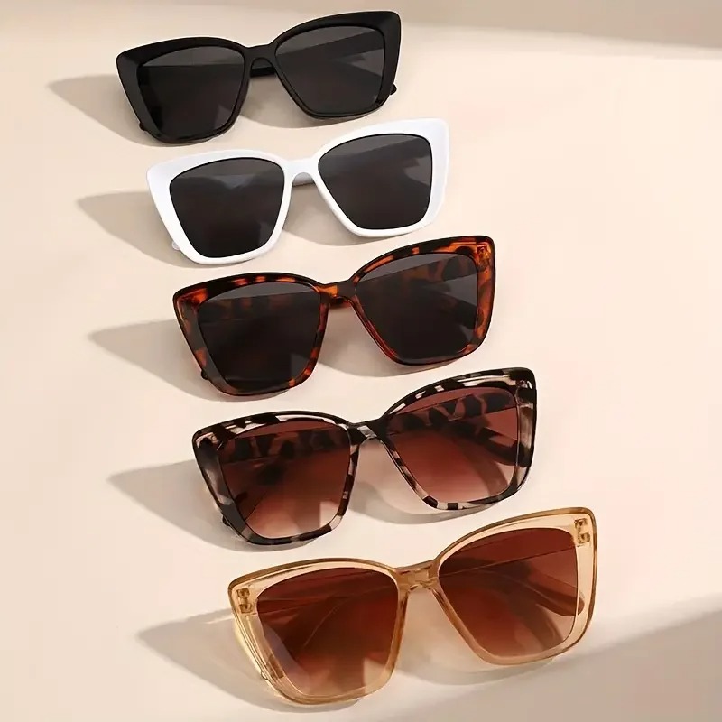 Sunglasses Cat Eye - 5 Pcs Women's Vintage Cat-Eye SunGlasses,