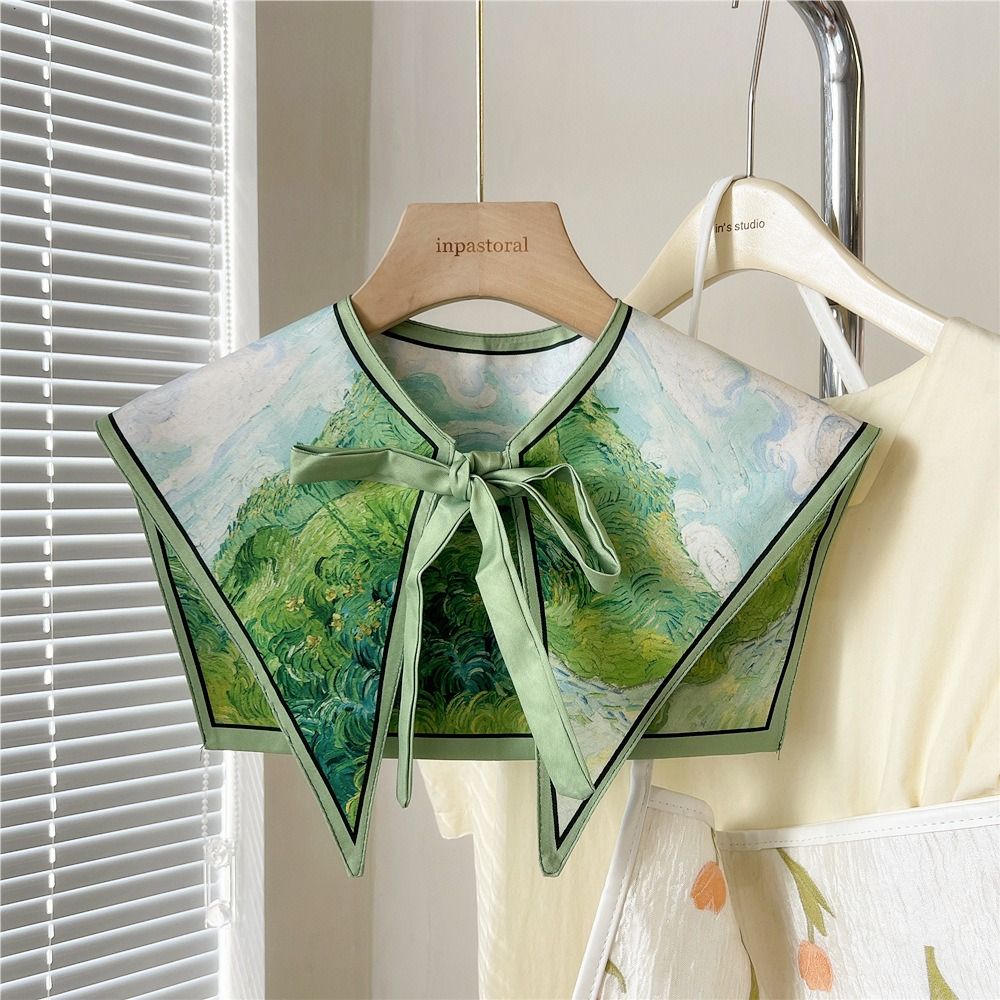 Floral Pattern Shirt Fake Coll - огляд і ціна Blouse Off Shoulder