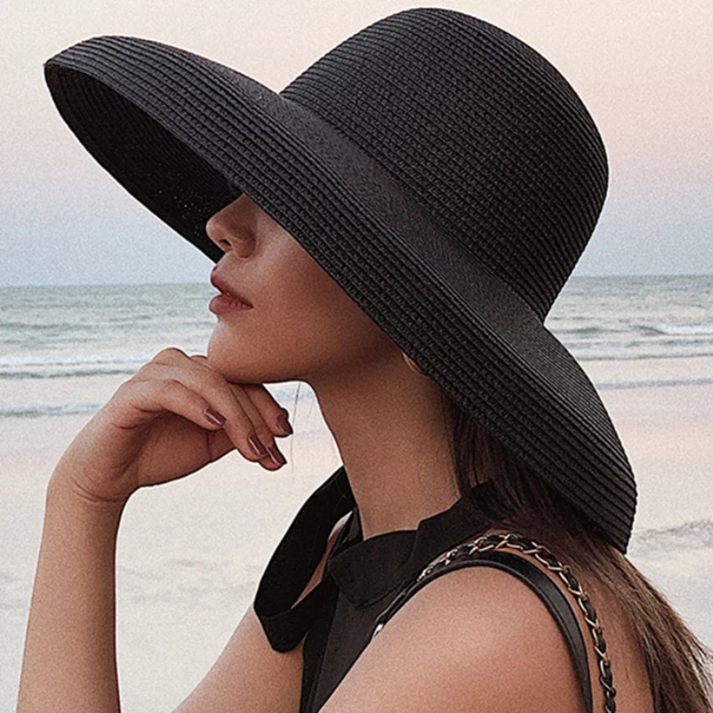 2023 New Summer Ladies Solid P - огляд і ціна Hat Floppy Wide