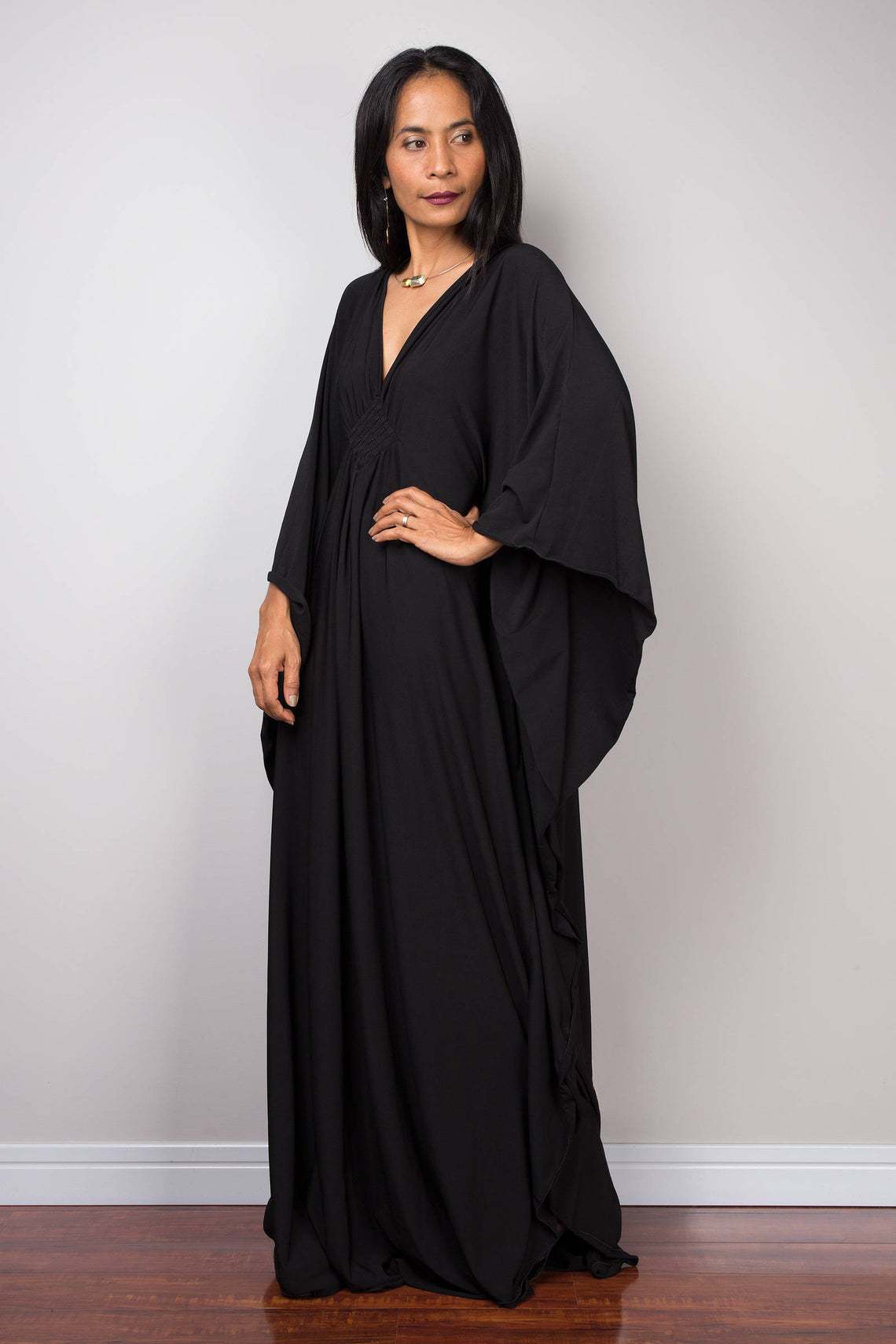 Women Solid Color Cover Up V N - огляд і ціна Cover Up Kaftan