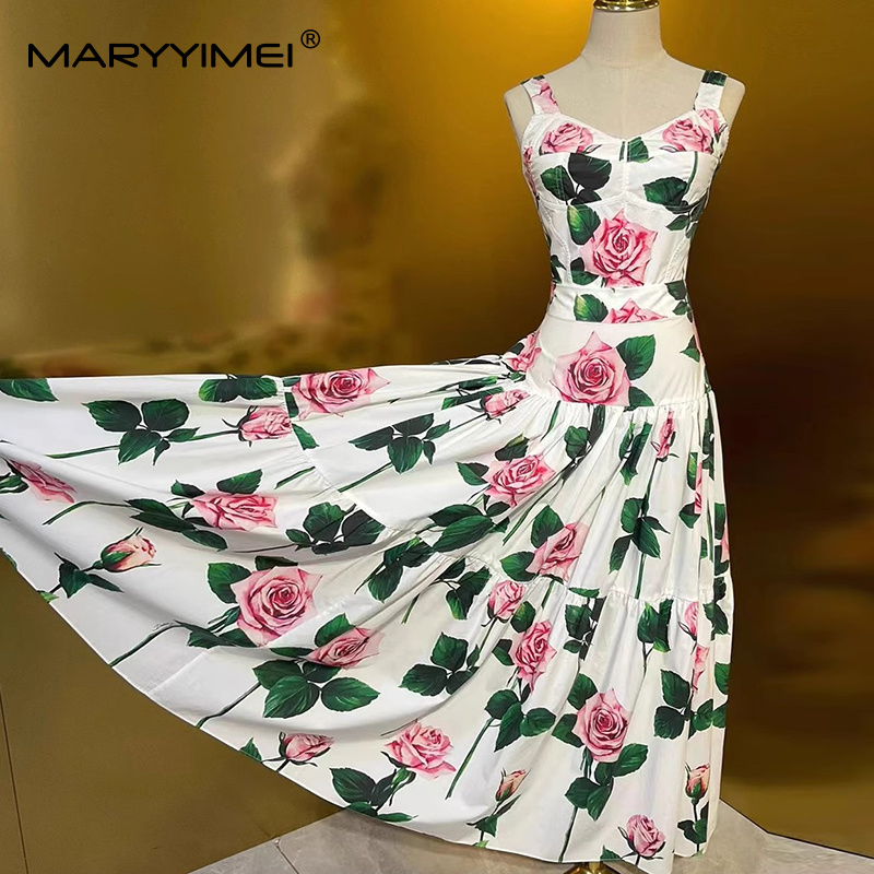 MARYYIMEI Floral-Print Pleated - огляд і ціна Romper Floral Print