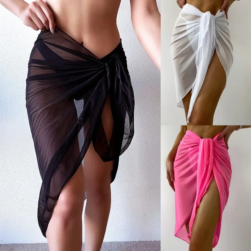 Summer Beach Dress Wrap Sheer  - огляд і ціна Cover Up Kaftan
